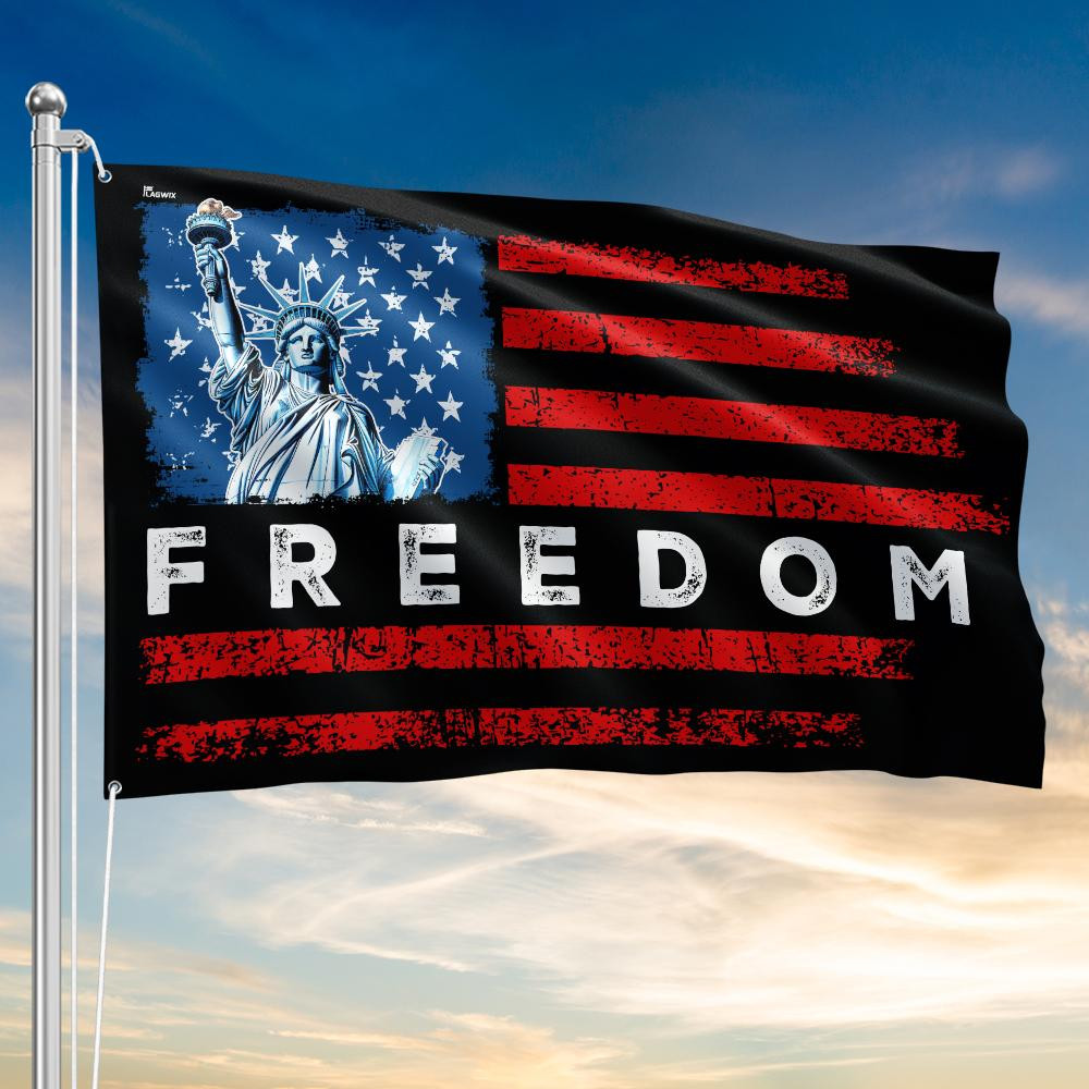 Charlie Kirk Freedom Merch Flag Liberty Statue The Greatness Of Our Nation Gifts
