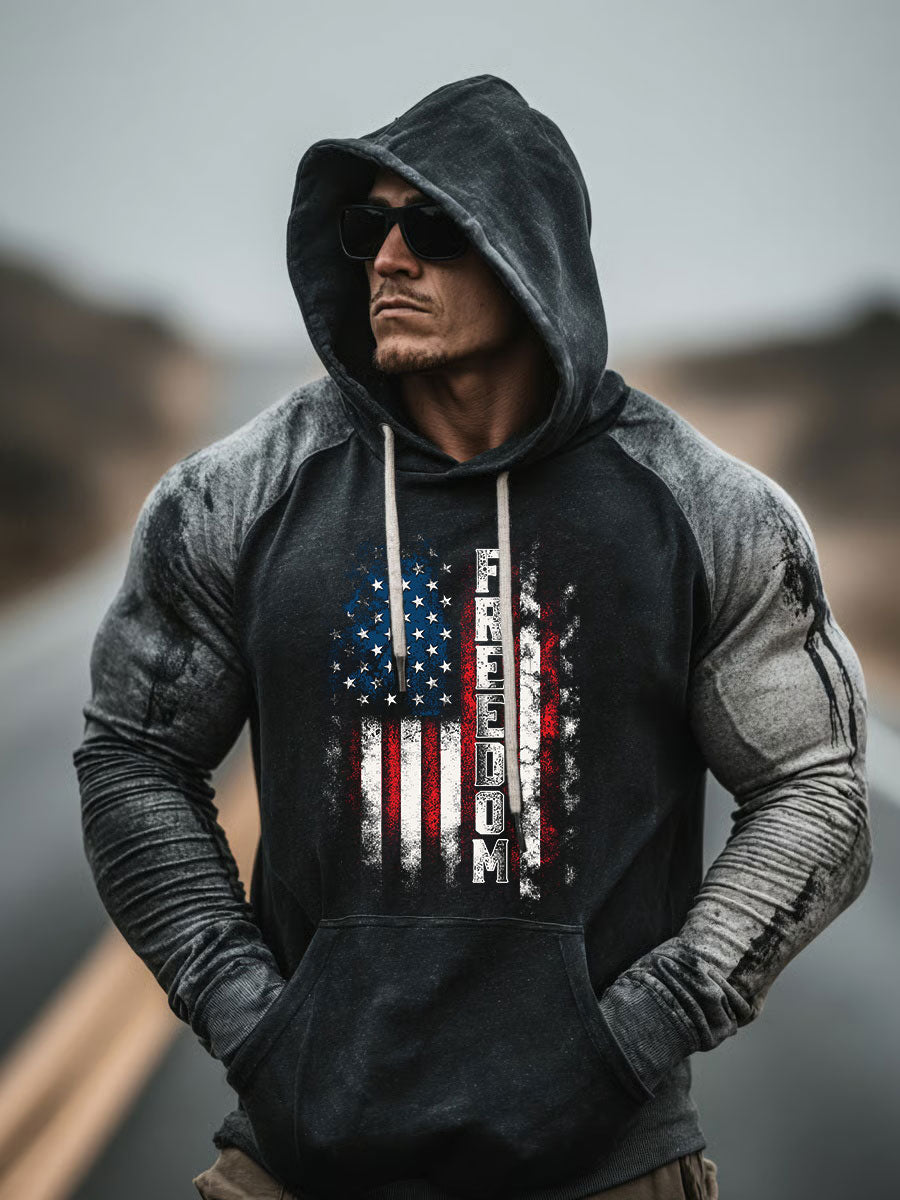 Charlie Kirk Freedom Merch Hoodie American Freedom Flag Logo Charlie Kirk Memorial Hoodie