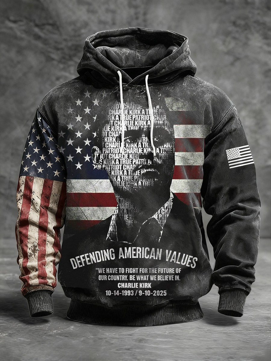Charlie Kirk Freedom Merch Hoodie Defending American Values Tribute Live Free Gift Ideas