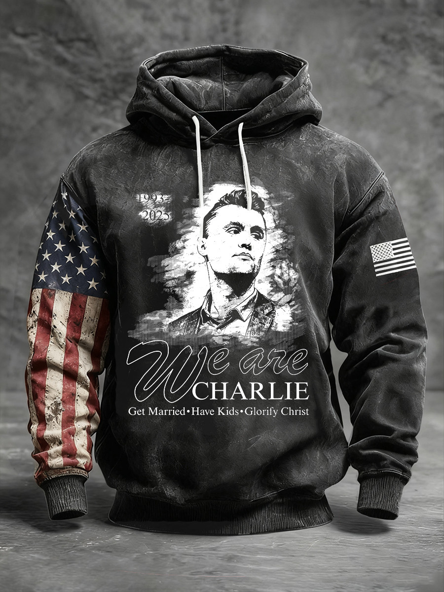 Charlie Kirk Freedom Merch Hoodie We Are Charlie Kirk Unique Live Free Merchandise