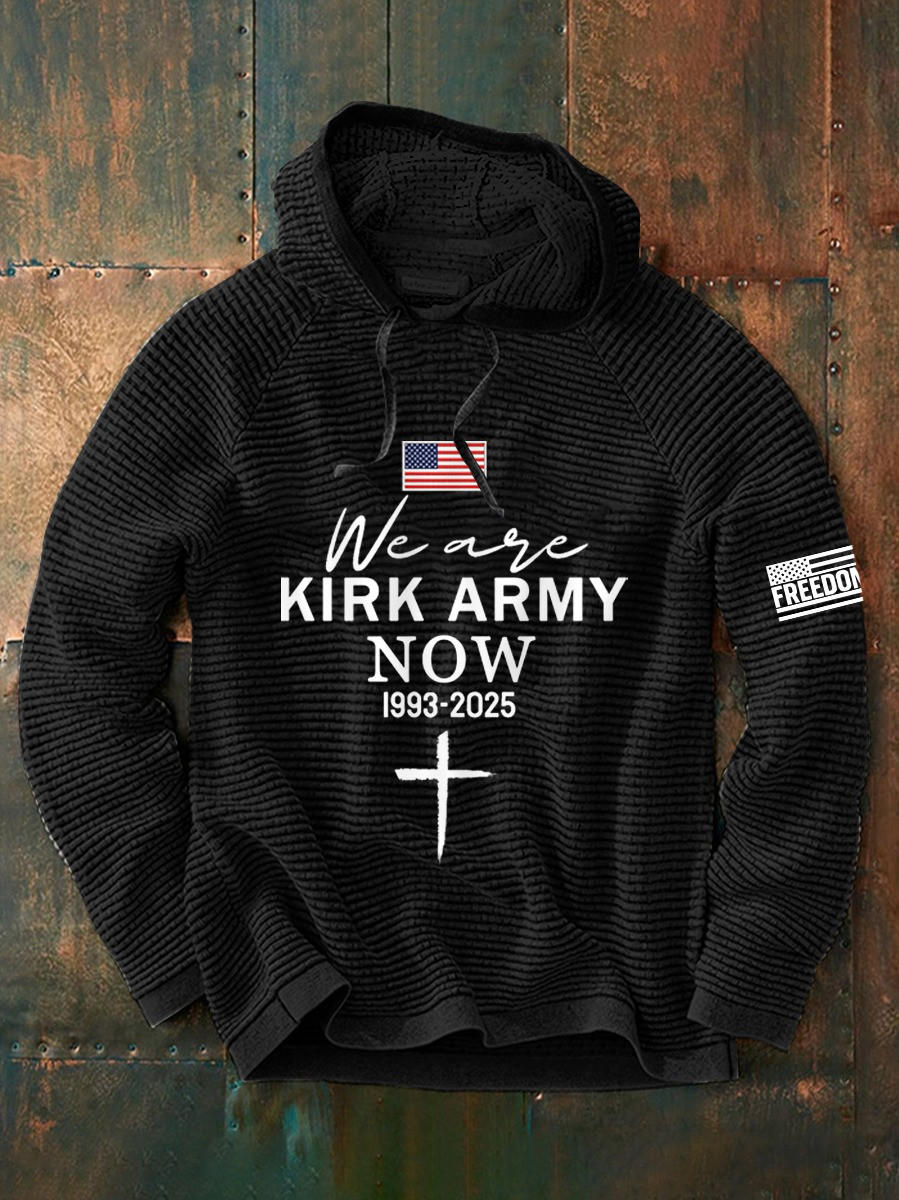 Charlie Kirk Freedom Merch Hoodie We Are Kirk Army Now Charlie Kirk 47 In Loving Of Charlie