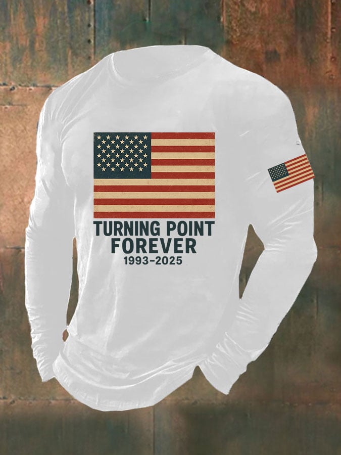 Charlie Kirk Freedom Merch Long Sleeve Shirt Turning Point Forever Tribute Charlie Kirk 47