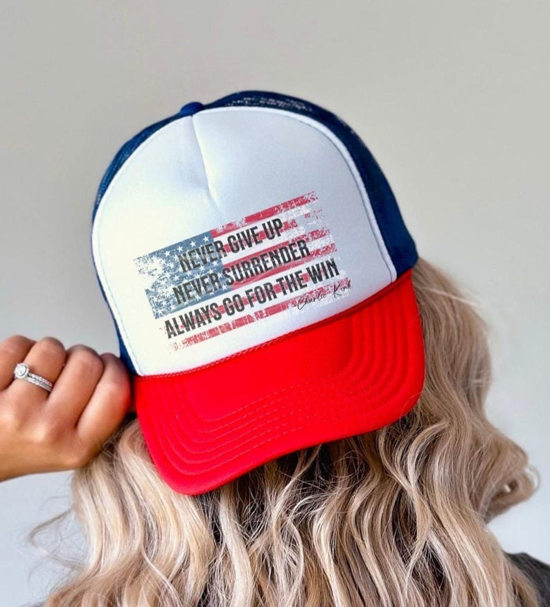 Charlie Kirk Freedom Merch Never Give Up MAGA Cap Unique Gift For Patriotic Mom