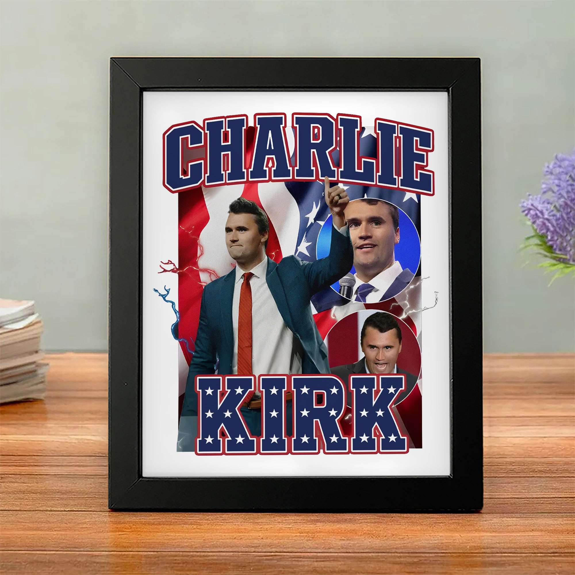 Charlie Kirk Freedom Merch Poster Pray For Charlie Kirk Best Patriotics Idea Presents
