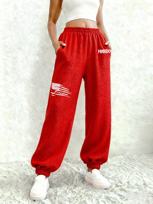 Charlie Kirk Freedom Merch Sweatpants U.S Freedom R.I.P Charlie Kirk 47 Tribute Merchandise