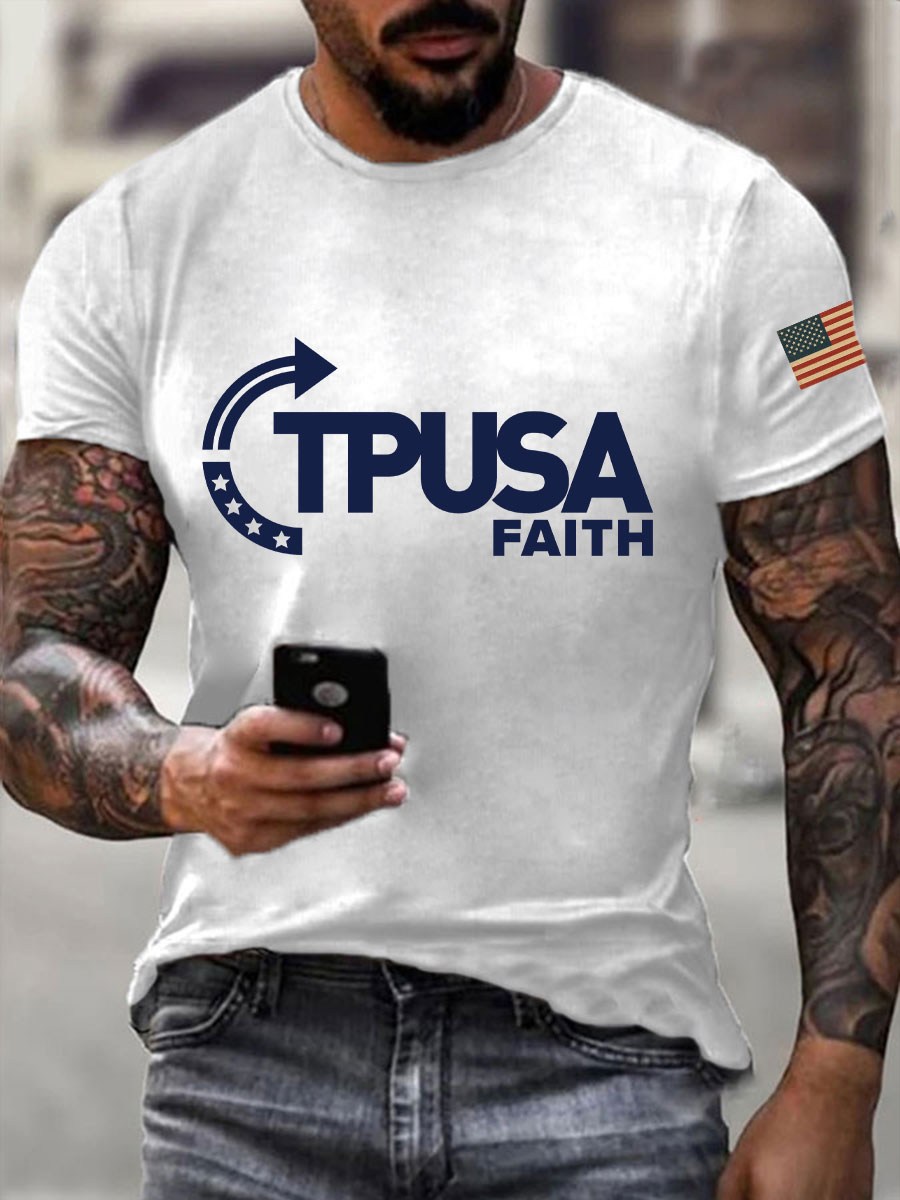 Charlie Kirk Freedom Merch T-shirt Tpusa Faith We Are Charlie Kirk Shirt