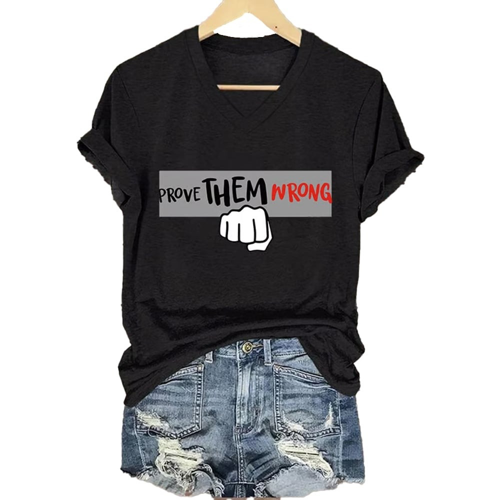Charlie Kirk Freedom Merch V-neck Shirt Prove Them Wrong Best TPUSA Freedom Shirt