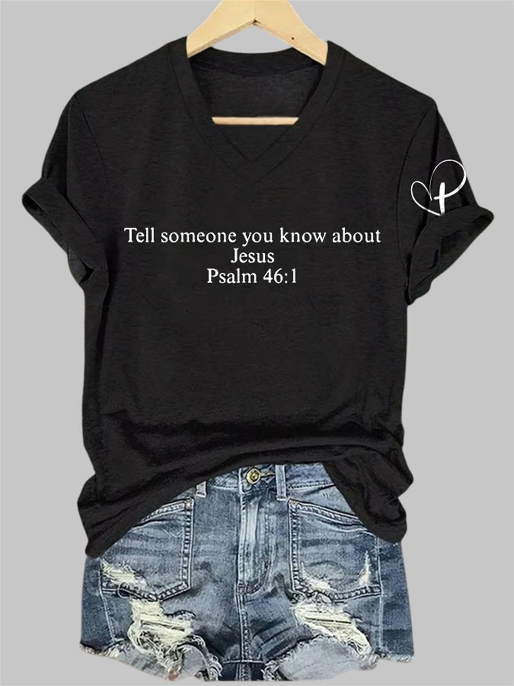 Charlie Kirk Freedom Merch V-neck Shirt Tell Someone You Know About Jesus Tribute Freedom Shirt