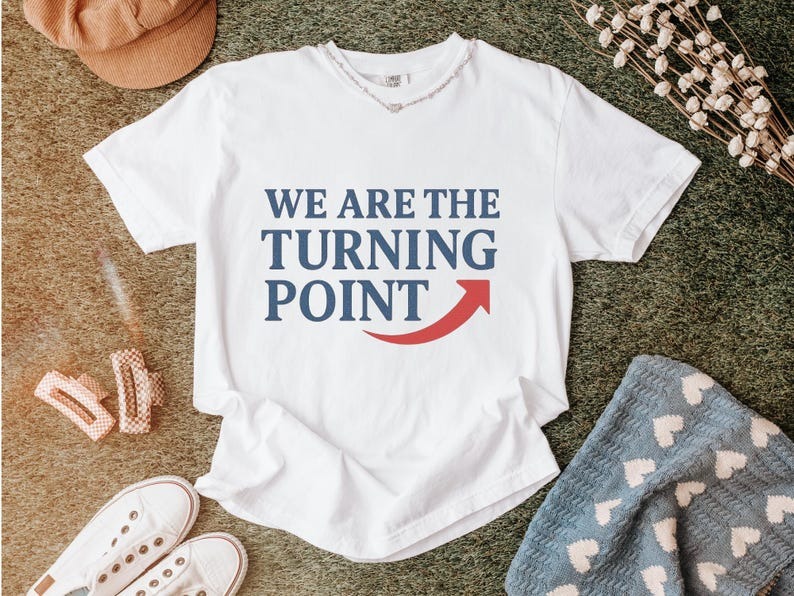 Charlie Kirk Freedom Merch We Are The Turning Point T-Shirt Gift For Dad