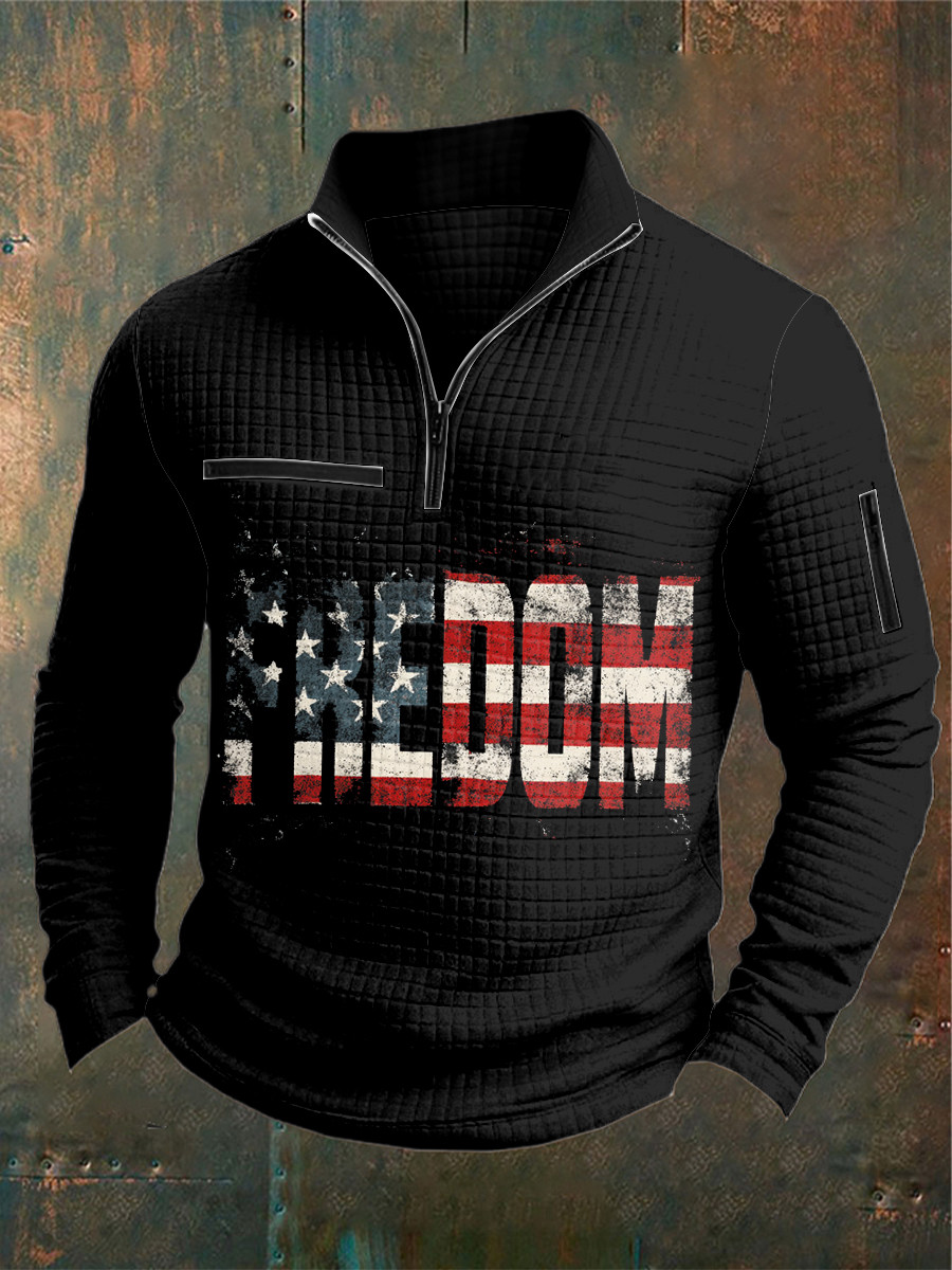 Charlie Kirk Freedom Merch Zipped Sweatshirt Freedom Never Dies Proud TPUSA Gifts