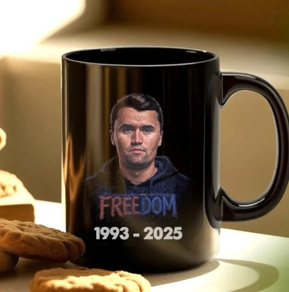 Charlie Kirk Freedom Mug RIP Charlie Kirk Merch Supporters Memorial Gifts