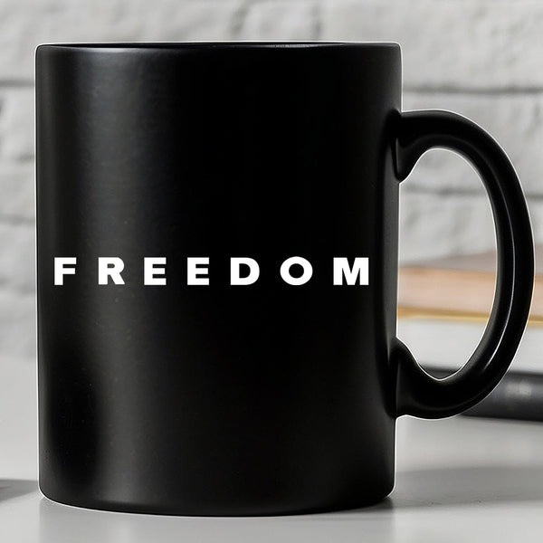 Charlie Kirk Freedom Mug TPUSA Charlie Kirk Commemorative Merch Gifts For Patriots