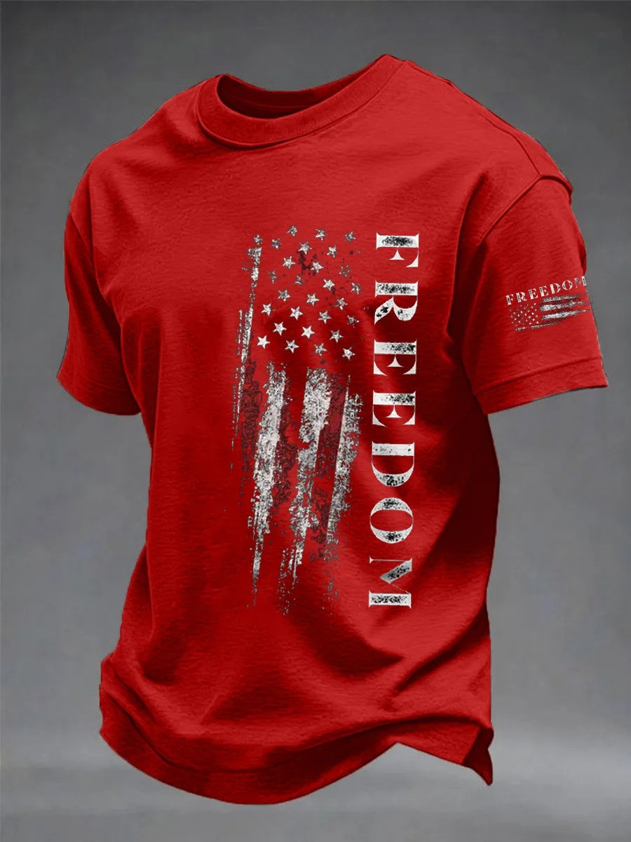 Charlie Kirk Freedom Patriotic American T-Shirt Charlie Kirk Inspired Conservative Clothing Best Gift For Fans