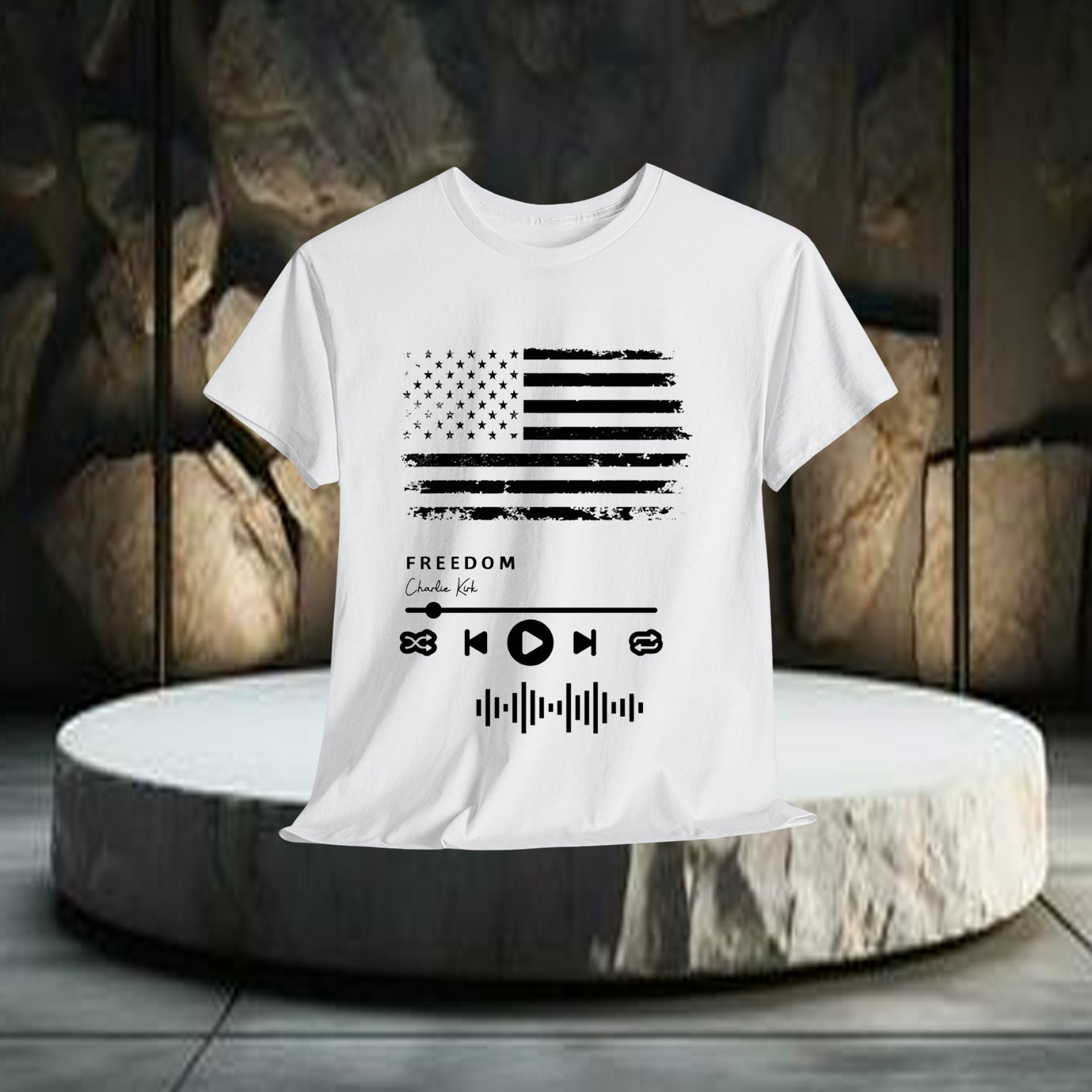 Charlie Kirk Freedom Playlist Shirt