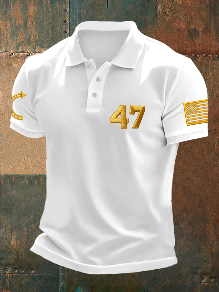 Charlie Kirk Freedom Polo Shirt 47 USA MAGA 2025 Best Charlie Kirk Supporting Merch