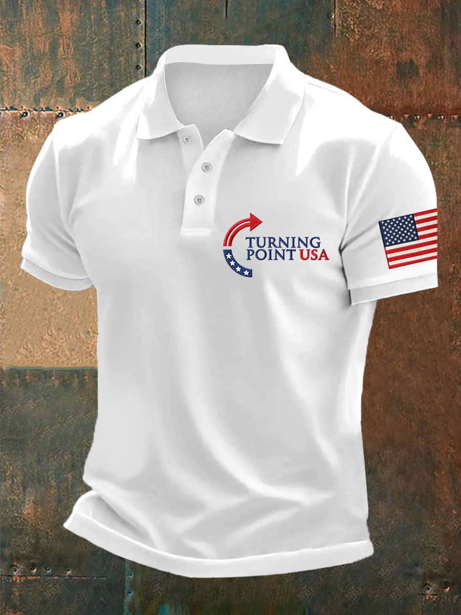 Charlie Kirk Freedom Polo Shirt Charlie Kirk Turning Point Usa Best Tpusa Unique Freedom Merch