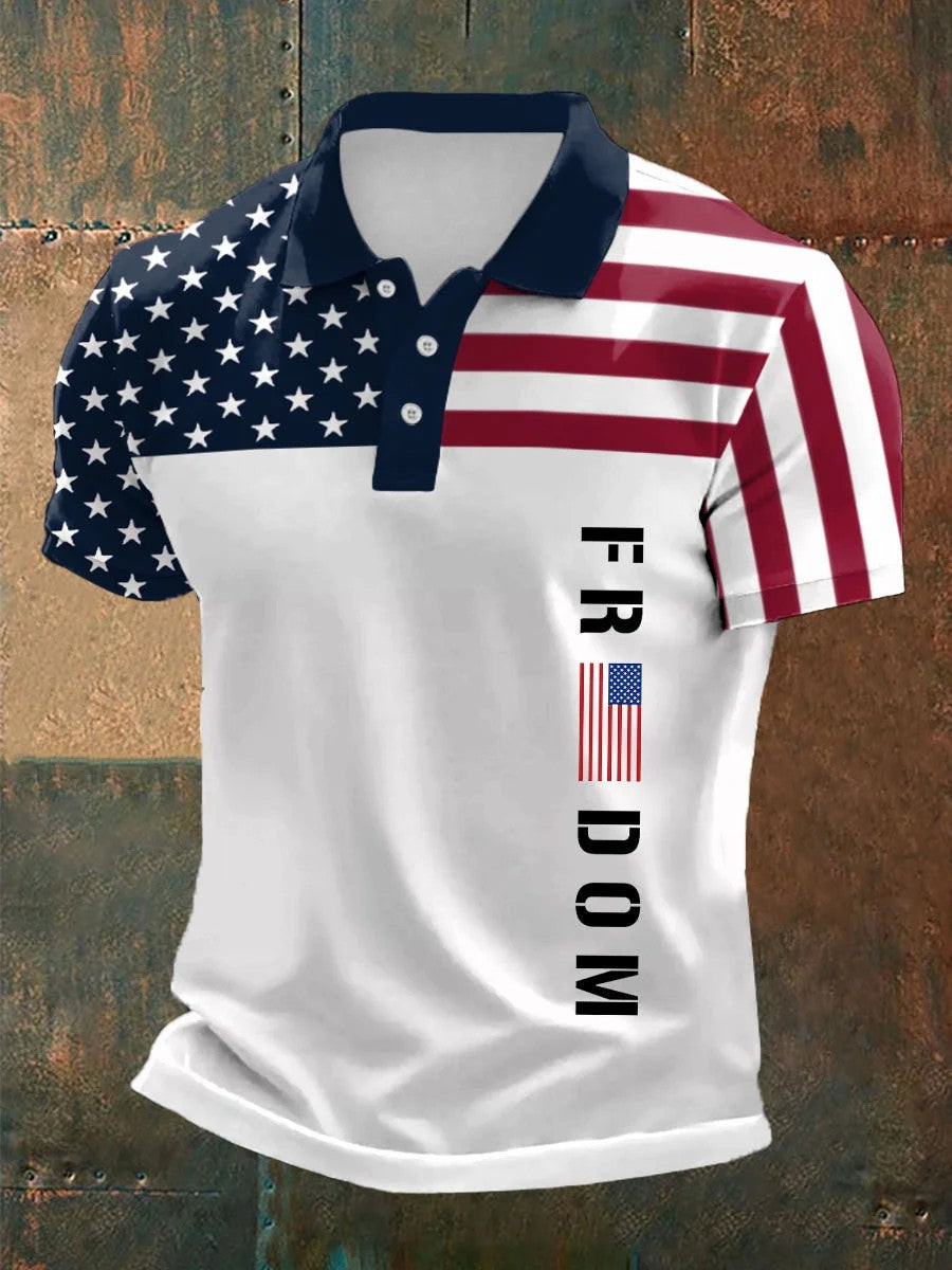 Charlie Kirk Freedom Polo Shirt Stand With Charlie Kirk Top Gifts For Commemorative