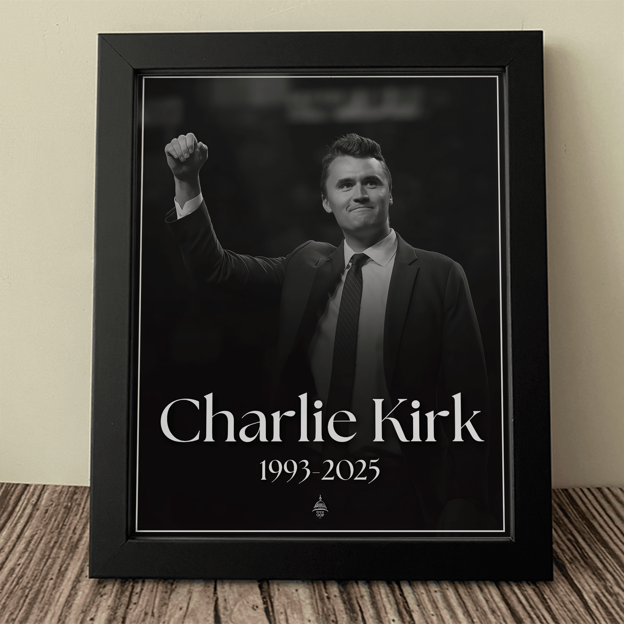 Charlie Kirk Freedom Poster 1993 2025 RIP Charlie Kirk Commemorative Idea Presents
