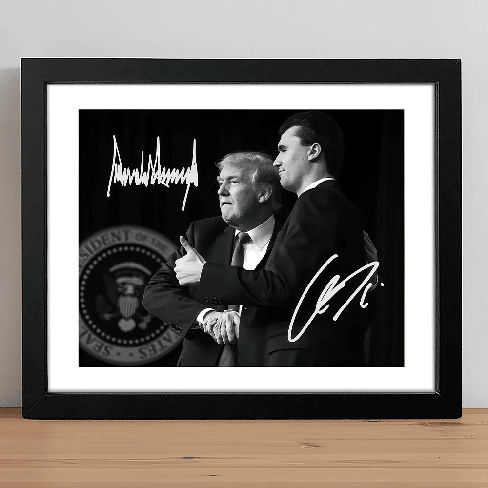 Charlie Kirk Freedom Poster Charlie Kirk Freedom SIgned Tribute Idea Presents