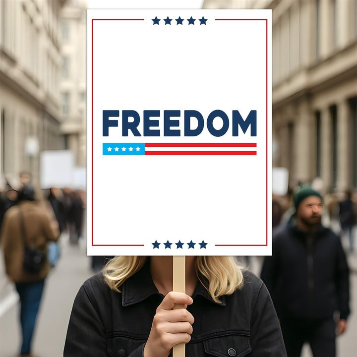 Charlie Kirk Freedom Poster Rest In Peace Charlie Kirk Merch Political Gift For Patriots