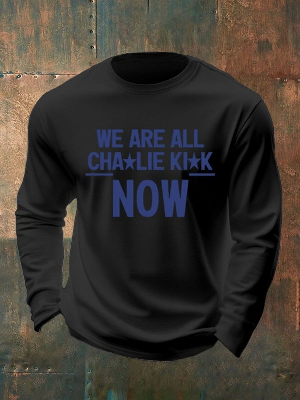Charlie Kirk Freedom Print Long Sleeve Shirt Best Gift For Supporters