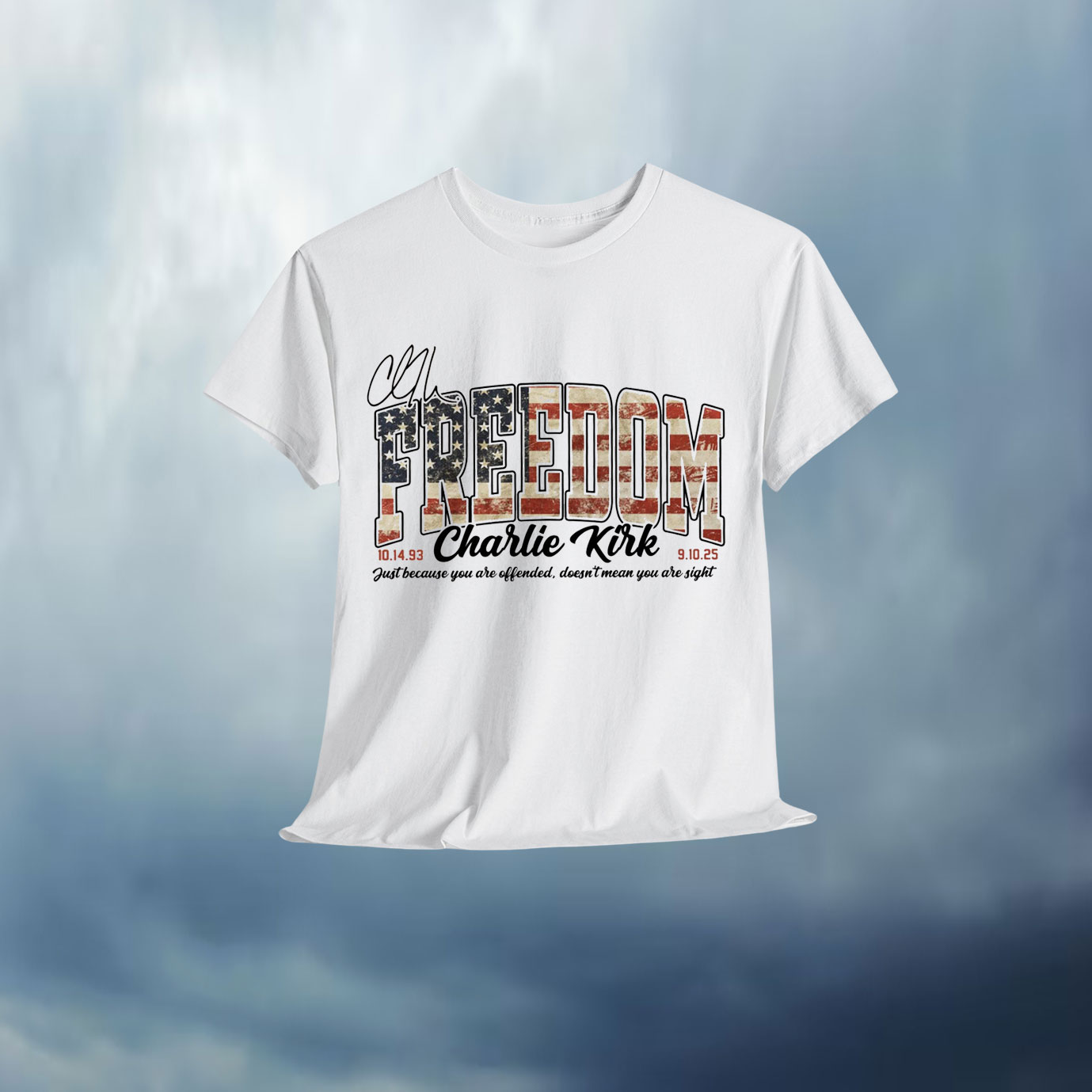 Charlie Kirk Freedom Quote Shirt