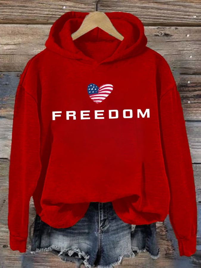 Charlie Kirk Freedom Red Hoodie Freedom Over Fear Liberty Shirt Proud Red Live Free Merch