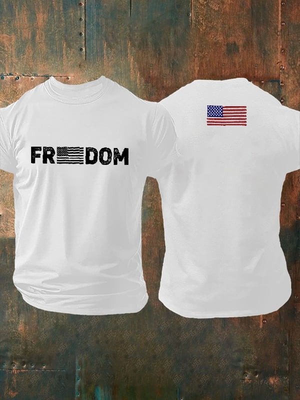 Charlie Kirk Freedom Shirt American Flag Turning Point USA Merch Gift For Patriots