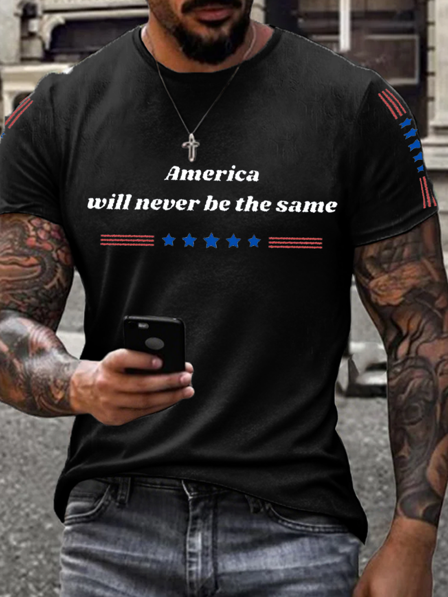 Charlie Kirk Freedom Shirt American Will Never Be The Same imitation T-Shirt