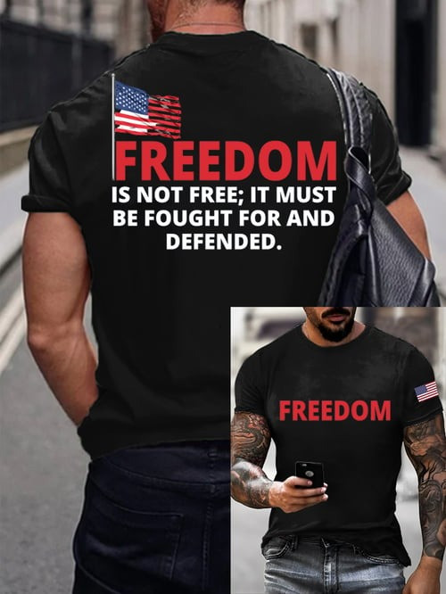 Charlie Kirk Freedom Shirt Freedom Is Not Free Rest In Peace Charlie Kirk Apparel Gifts