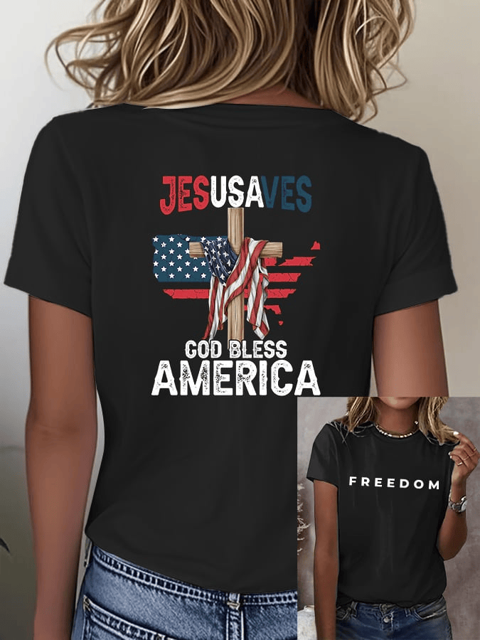 Charlie Kirk Freedom Shirt Jesus Saves Shirt Charlie Kirk Clothing Merch Gift for Mom