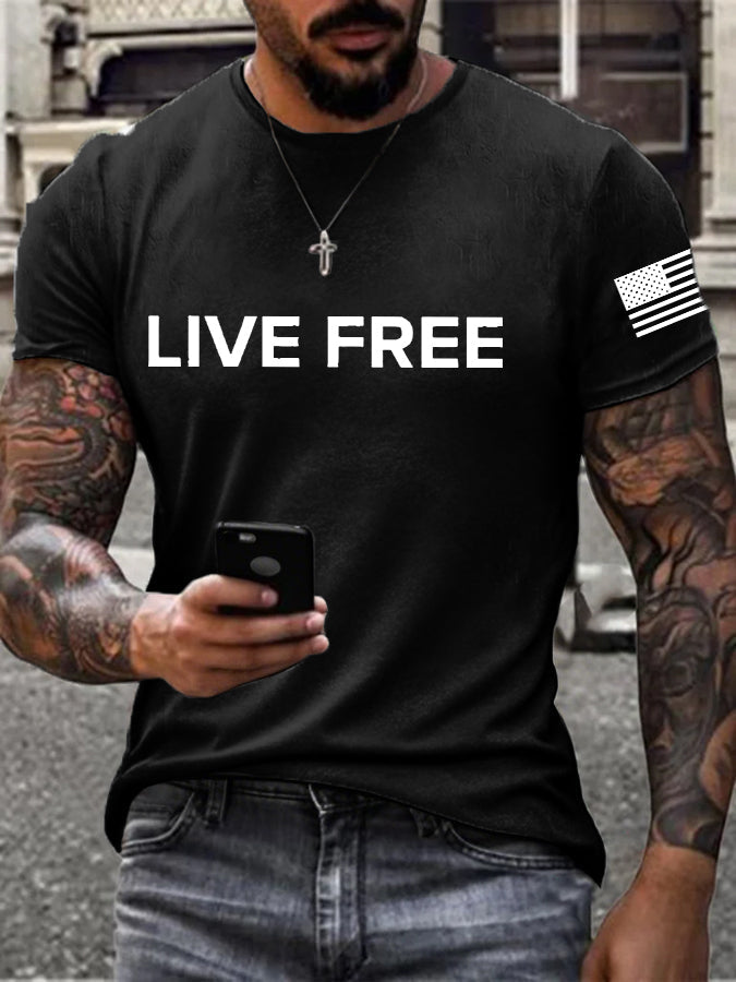 Charlie Kirk Freedom Shirt Live Free T-Shirt