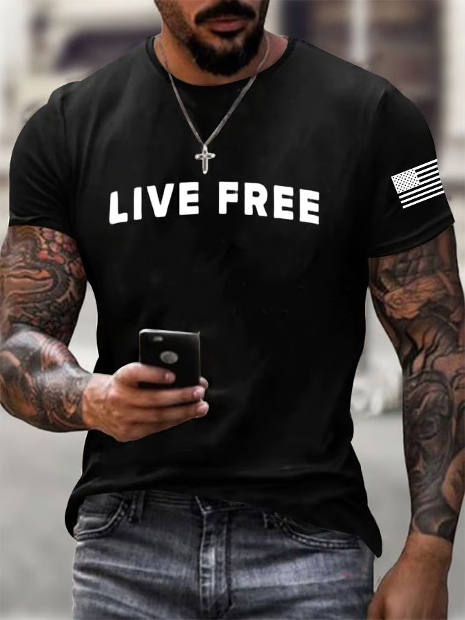 Charlie Kirk Freedom Shirt Live Free T-Shirt Charlie Kirk Shooters Shirt Patriotic Merch