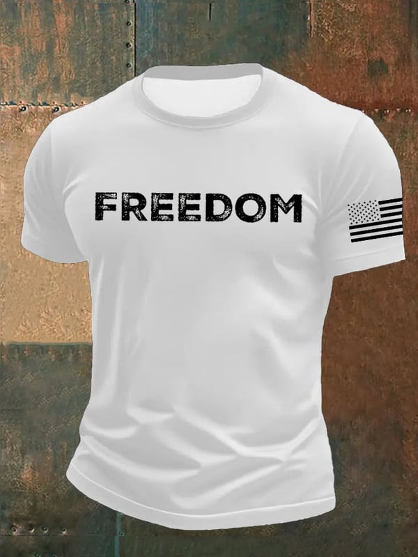 Charlie Kirk Freedom Shirt Rest In Peace Charlie Kirk Merch Patriotic Gift For Men