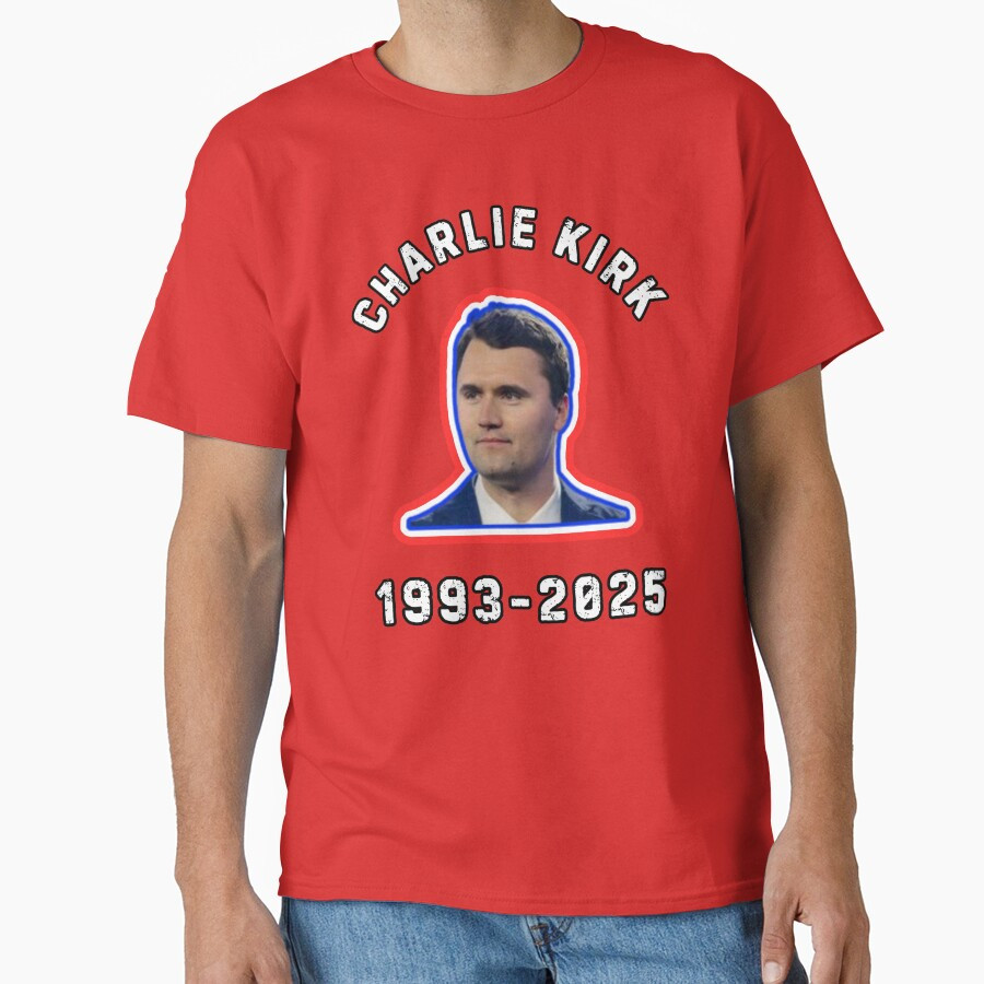 Charlie Kirk Freedom Shirt Rip Charlie Kirk 1993 2025 Cool Patriotic Merch