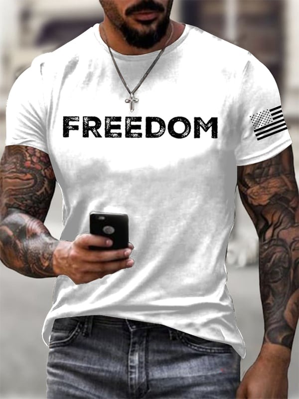 Charlie Kirk Freedom Shirt RIP Charlie Kirk Apparel TPUSA Merch Gift For Trump Supporters