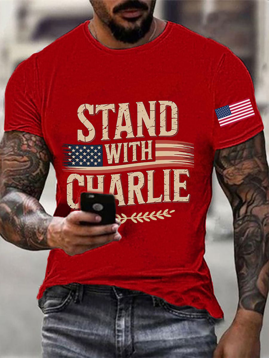 Charlie Kirk Freedom Shirt Stand With Charlie Kirk T-Shirt