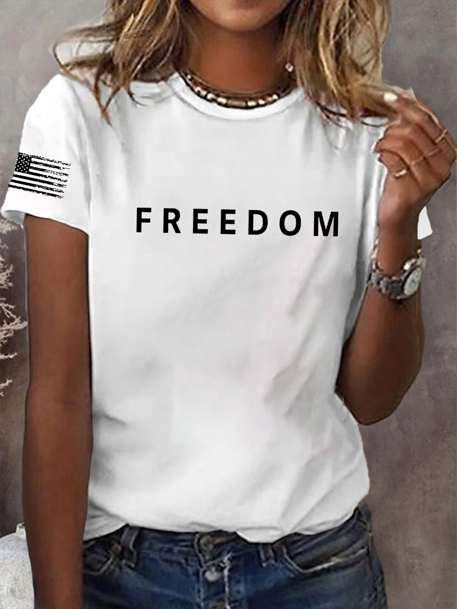 Charlie Kirk Freedom Short Sleeve Shirt Freedom Rest In Peace Charlie Charlie Kirk 47 Clothing