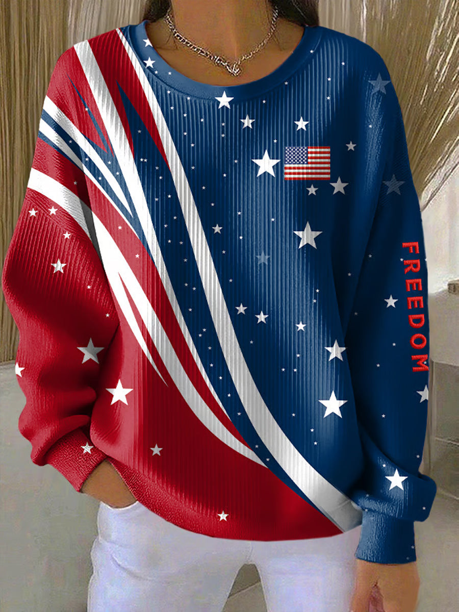 Charlie Kirk Freedom Sweatshirt American Patriotic Charlie Kirk Merch Gifts