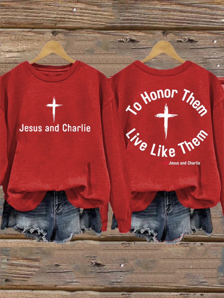 Charlie Kirk Freedom Sweatshirt Jesus And Charlie Justice For Charlie Best Faith Tribute Gifts