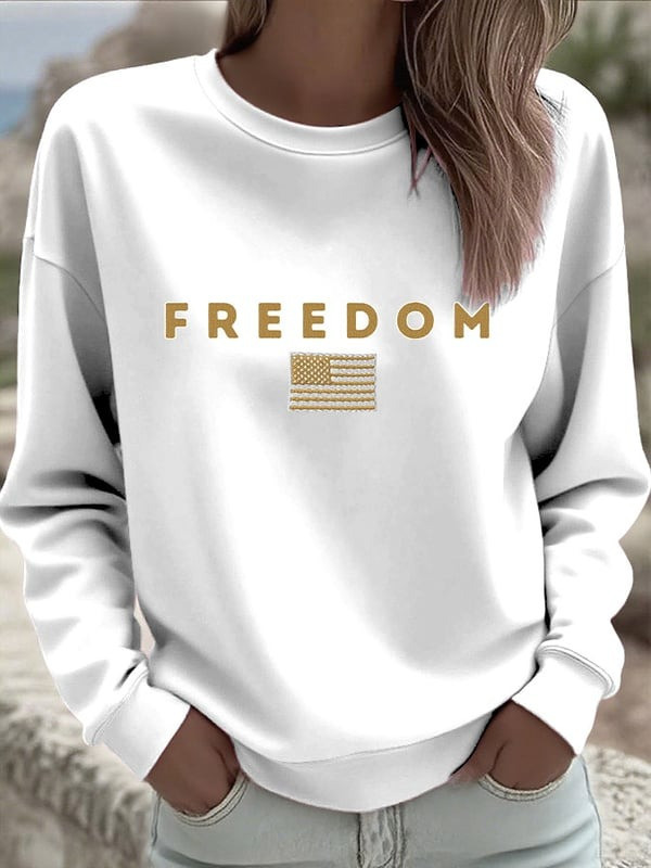 Charlie Kirk Freedom Sweatshirt Turning Point USA Merch Tribute To Charlie Kirk Clothes