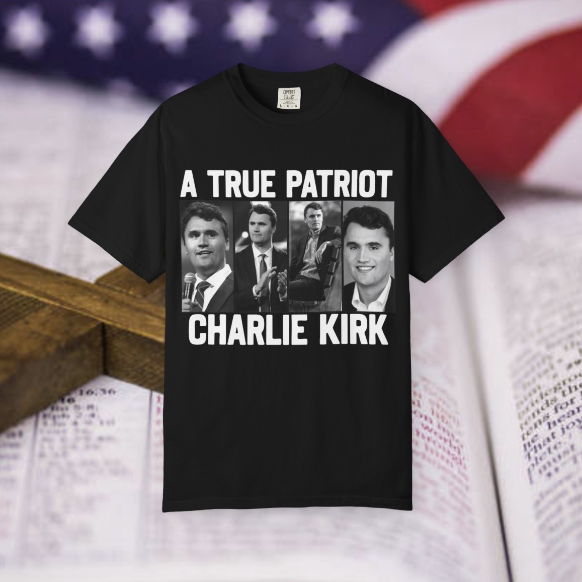 Charlie Kirk Freedom T-shirt A True Patriot Best MAGA Merch Gifts For Him