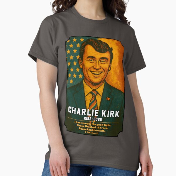 Charlie Kirk Freedom T-shirt Charlie Kirk 1993 2025 Best Merch Gift For Proud Dad