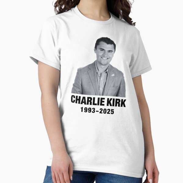 Charlie Kirk Freedom T-shirt Charlie Kirk Death 1993 2025 Classic Unique Patriotics Present