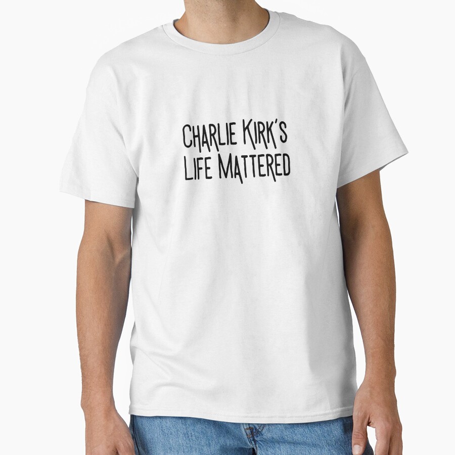 Charlie Kirk Freedom T-shirt Charlie Kirk Life Mattered Merch Best Gifts For Patriotics