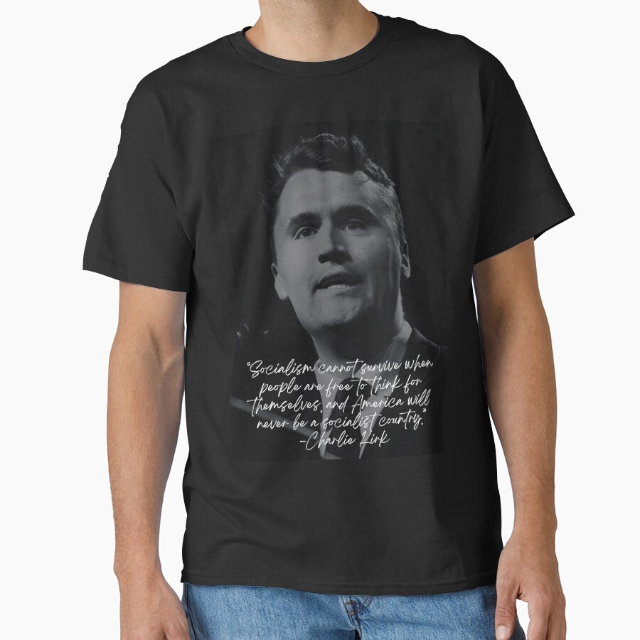 Charlie Kirk Freedom T-shirt Charlie Kirk Quote Rip Best Patriotics Clothing