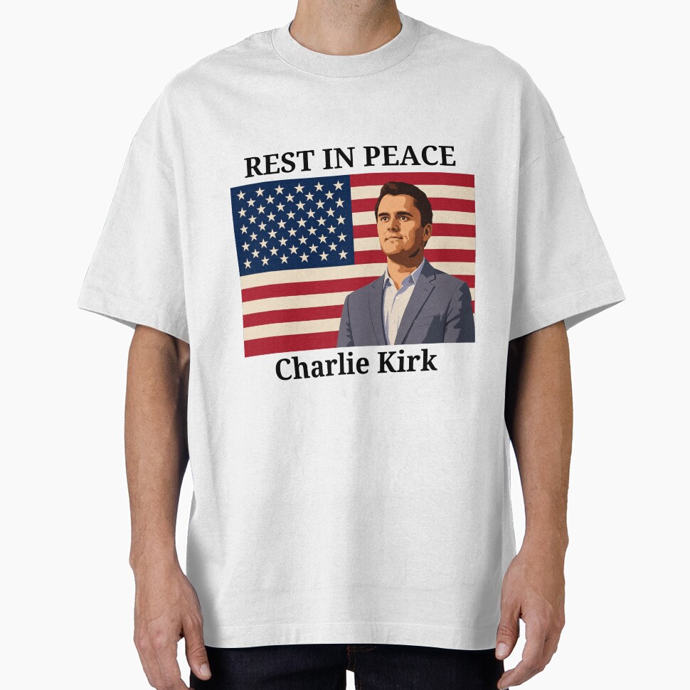 Charlie Kirk Freedom T-shirt Charlie Kirk Rip U.S Flag Merch Patriotic Gifts For Liberals