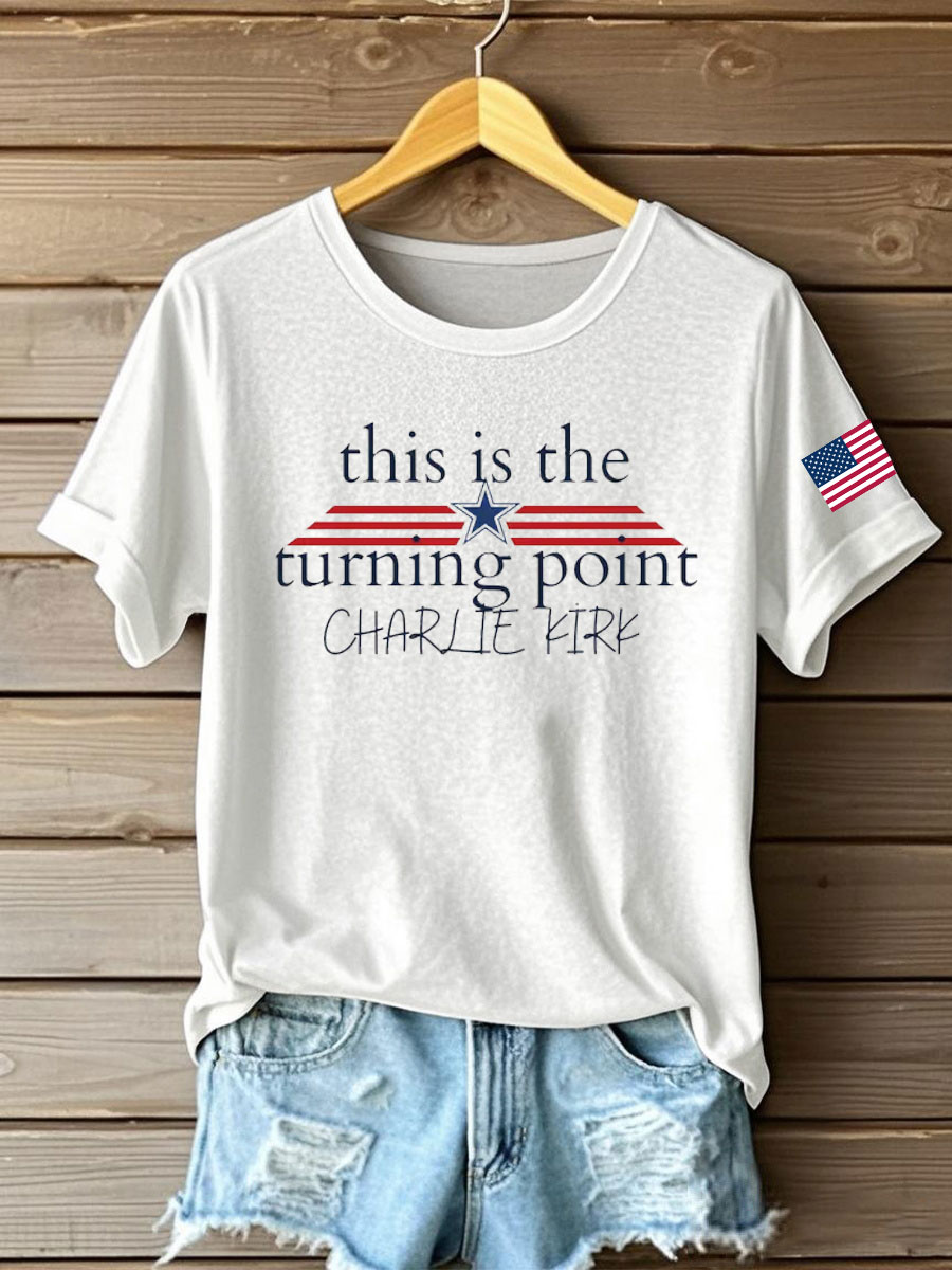 Charlie Kirk Freedom T-shirt Charlie Kirk Turning Point Freedom Tpusa Merch