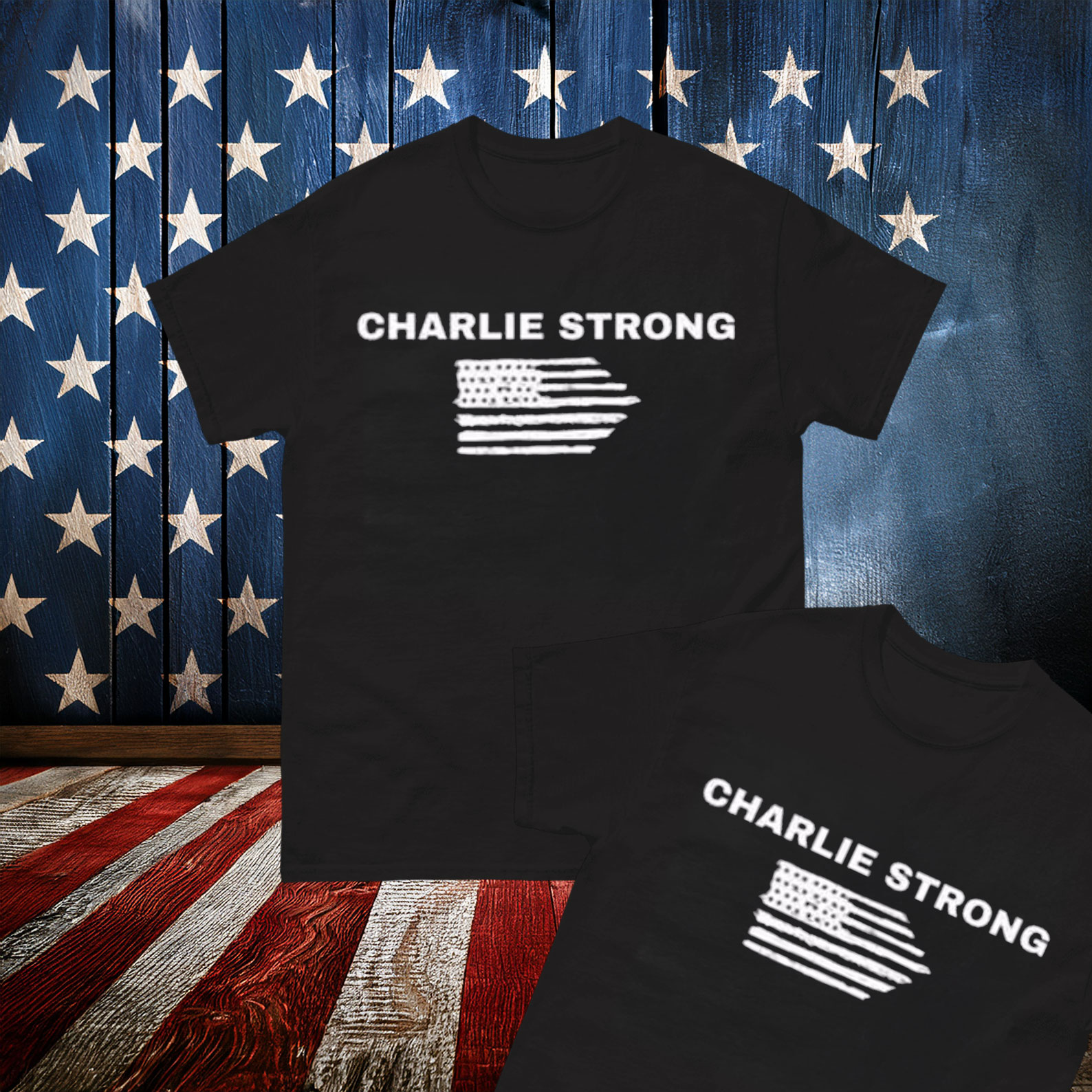 Charlie Kirk Freedom T-shirt Charlie Strong MAGA Best Merch Gifts For Patriotics