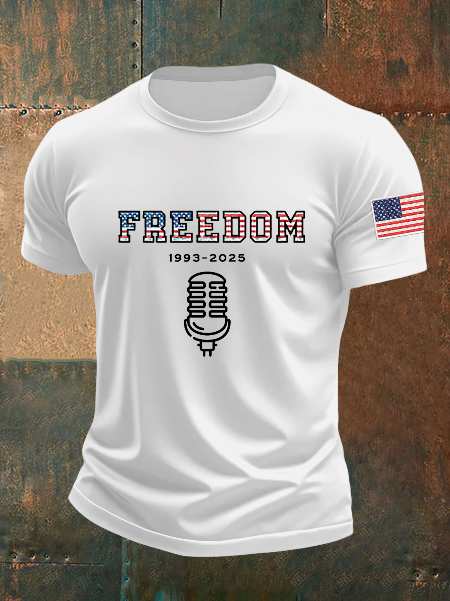 Charlie Kirk Freedom T-shirt Freedom 1993 2025 Make America Charlie Kirk Shirt
